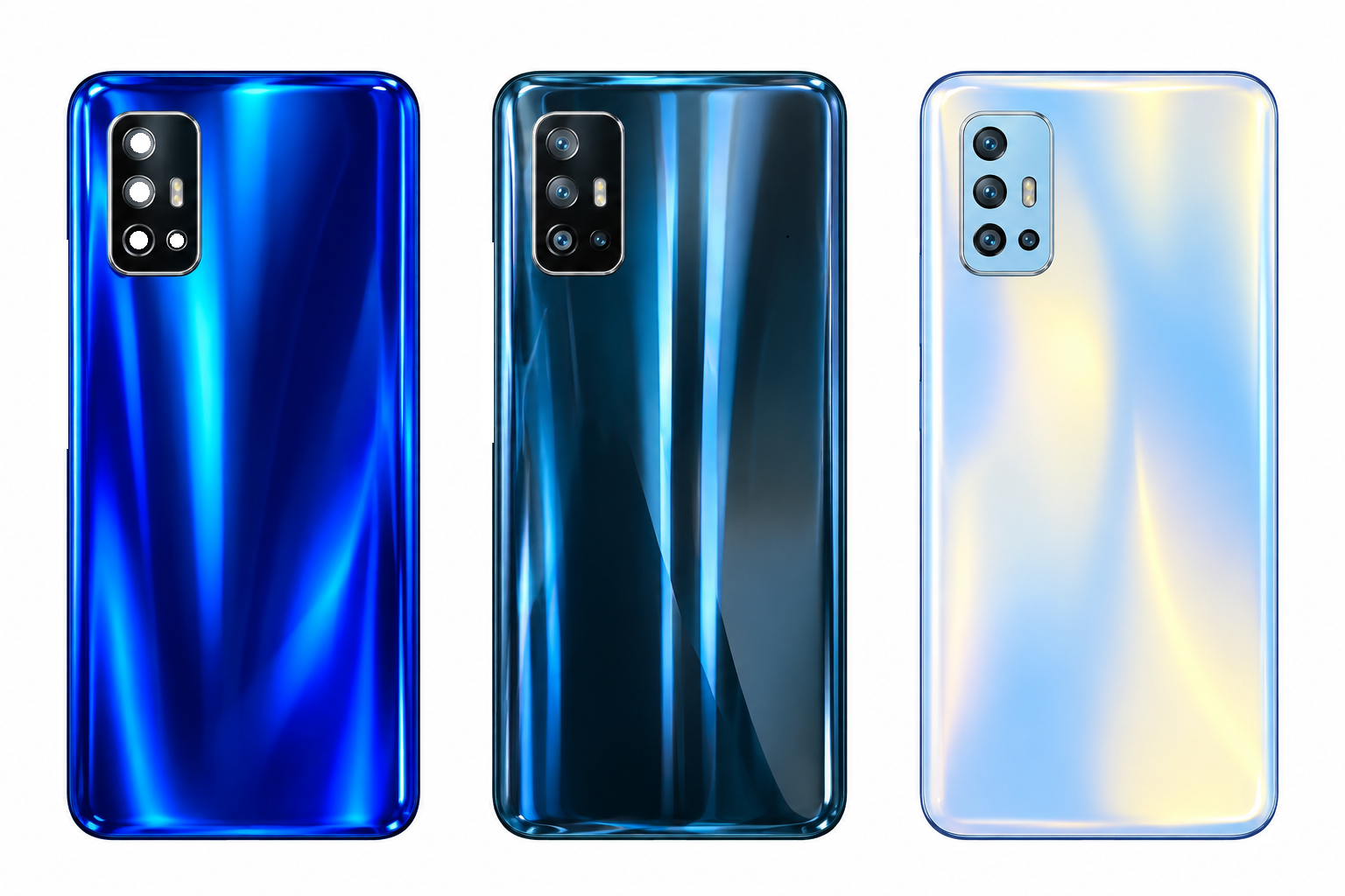 Compatible Replacement for Vivo V17 4G Full Housing Body – Blue, Black & Sky Blue